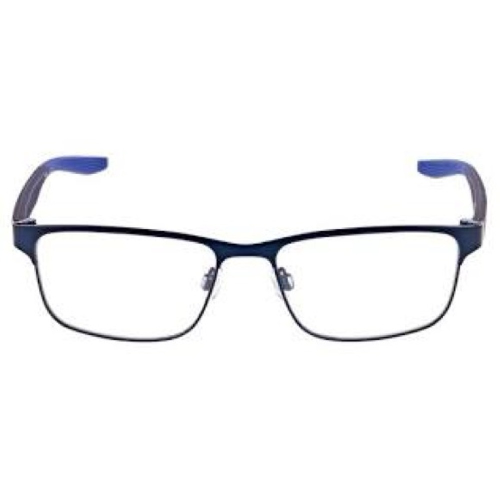 Nike Stylish Blue and Silver Eyeglasses